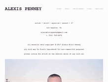 Tablet Screenshot of alexispenney.com
